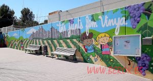 mural infantil fachada